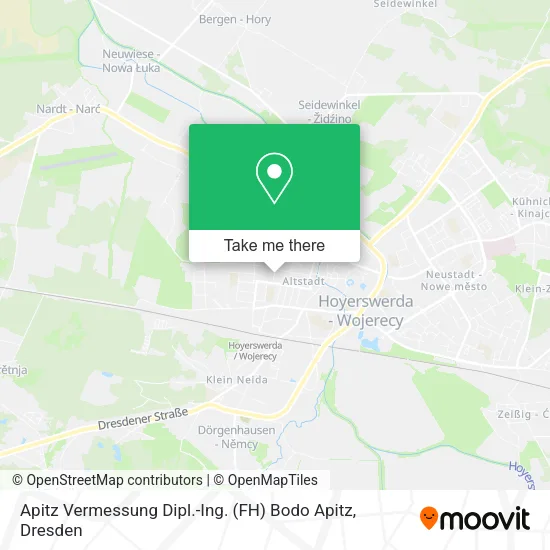 Карта Apitz Vermessung Dipl.-Ing. (FH) Bodo Apitz