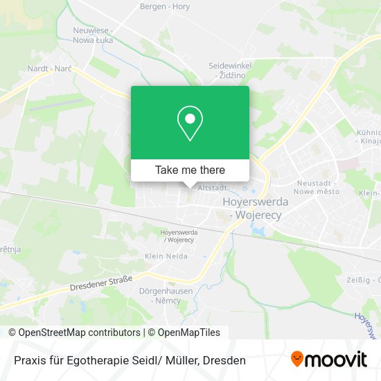 Карта Praxis für Egotherapie Seidl/ Müller