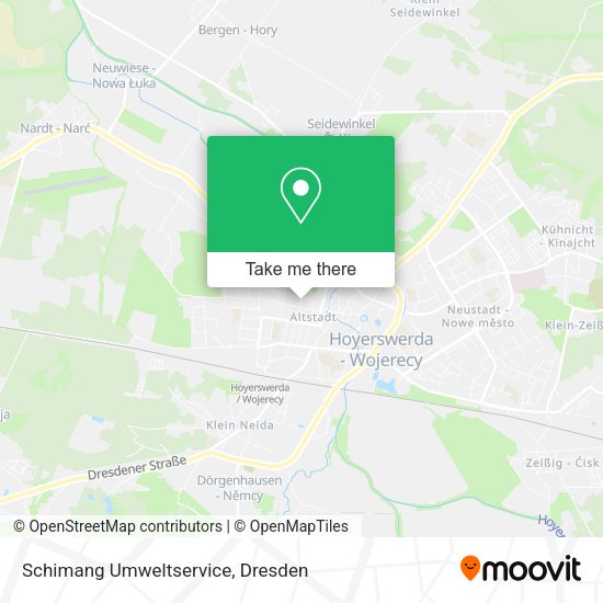 Карта Schimang Umweltservice