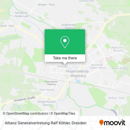 Карта Allianz Generalvertretung Ralf Köhler