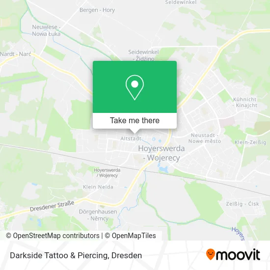 Darkside Tattoo & Piercing map