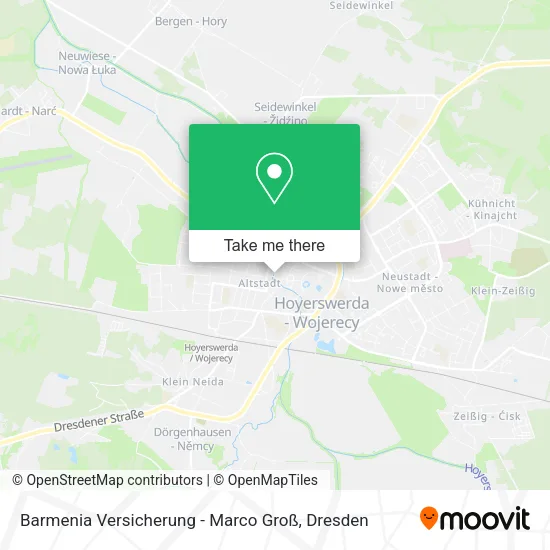 Карта Barmenia Versicherung - Marco Groß