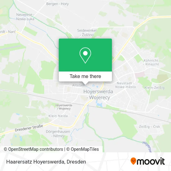 Карта Haarersatz Hoyerswerda