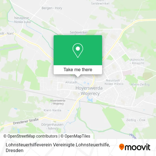 Карта Lohnsteuerhilfeverein Vereinigte Lohnsteuerhilfe