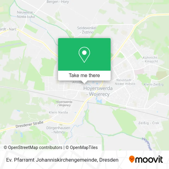 Карта Ev. Pfarramt Johanniskirchengemeinde