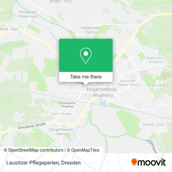 Карта Lausitzer Pflegeperlen