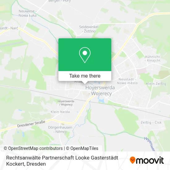 Карта Rechtsanwälte Partnerschaft Looke Gasterstädt Kockert