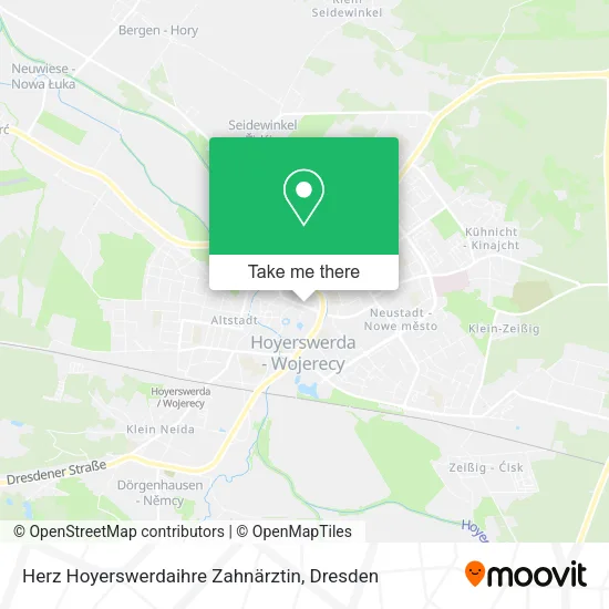 Карта Herz Hoyerswerdaihre Zahnärztin