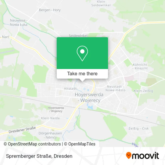 Карта Spremberger Straße