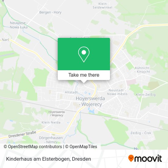 Карта Kinderhaus am Elsterbogen