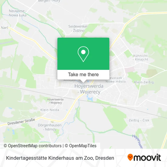 Карта Kindertagesstätte Kinderhaus am Zoo