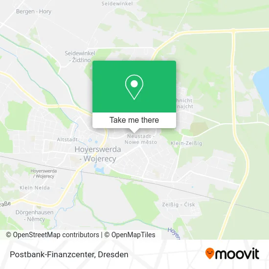Карта Postbank-Finanzcenter