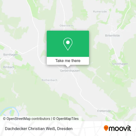 Карта Dachdecker Christian Weiß