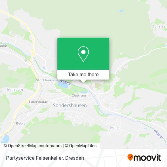 Карта Partyservice Felsenkeller