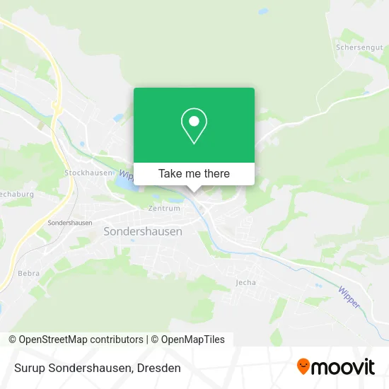Карта Surup Sondershausen