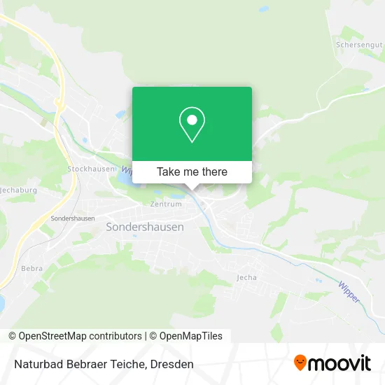 Карта Naturbad Bebraer Teiche