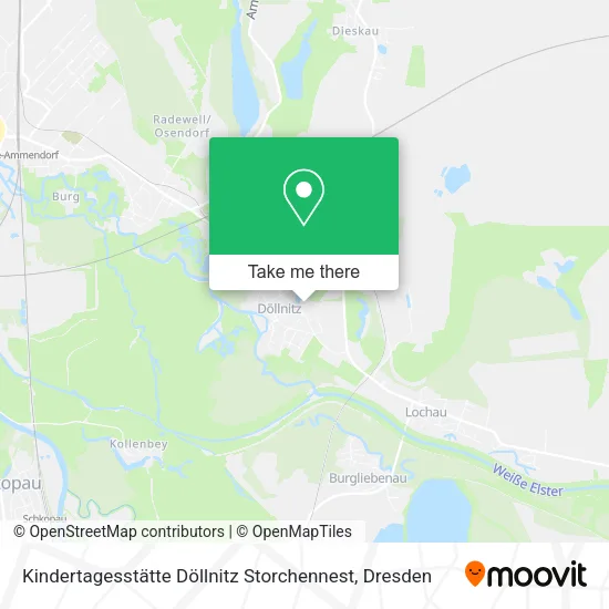 Карта Kindertagesstätte Döllnitz Storchennest