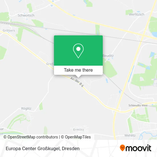 Карта Europa Center Großkugel