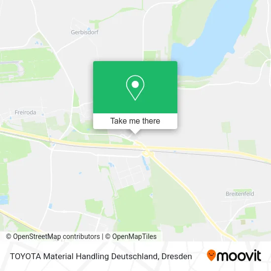 TOYOTA Material Handling Deutschland map