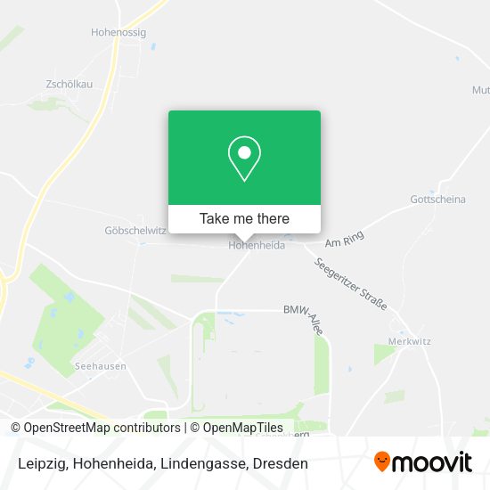 Карта Leipzig, Hohenheida, Lindengasse