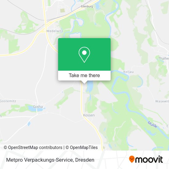 Карта Metpro Verpackungs-Service