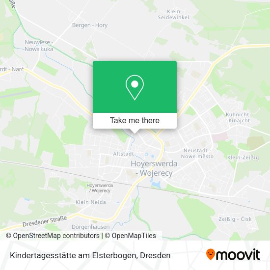 Карта Kindertagesstätte am Elsterbogen