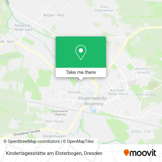 Карта Kindertagesstätte am Elsterbogen