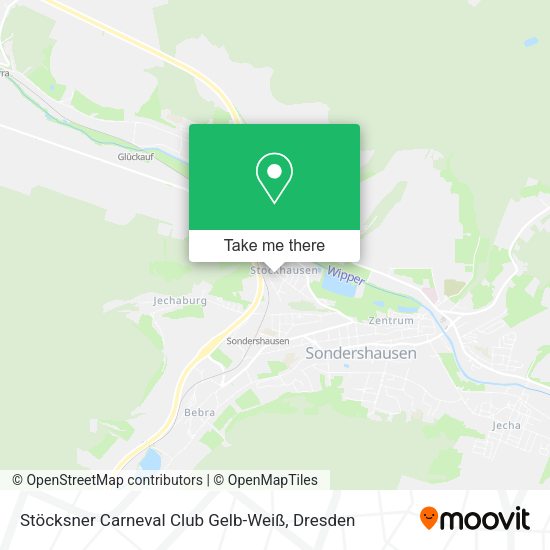 Карта Stöcksner Carneval Club Gelb-Weiß