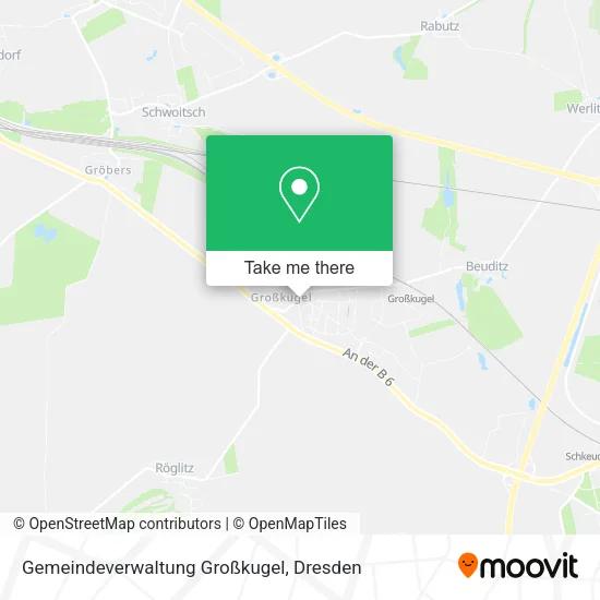 Карта Gemeindeverwaltung Großkugel
