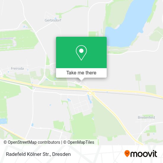 Карта Radefeld Kölner Str.