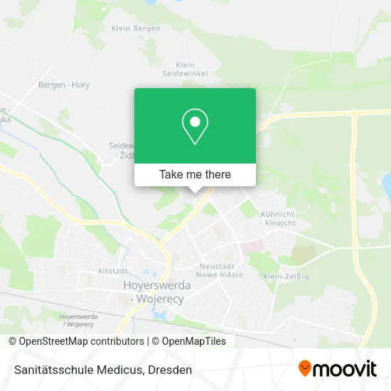 Карта Sanitätsschule Medicus