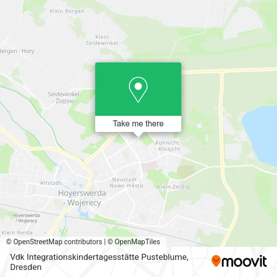 Карта Vdk Integrationskindertagesstätte Pusteblume