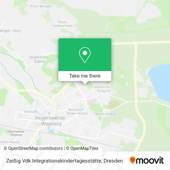 Карта Zeißig Vdk Integrationskindertagesstätte