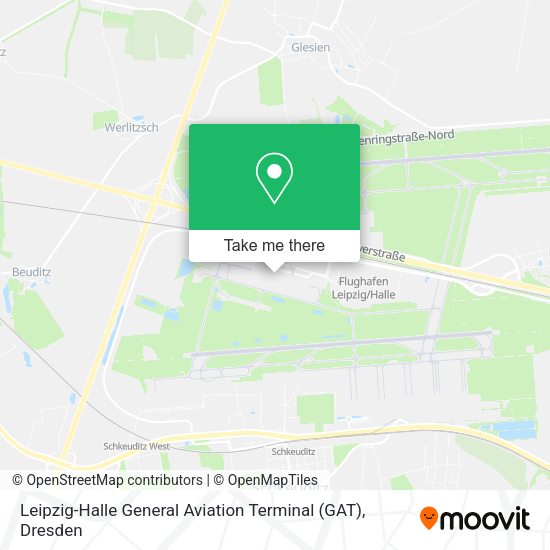 Карта Leipzig-Halle General Aviation Terminal (GAT)
