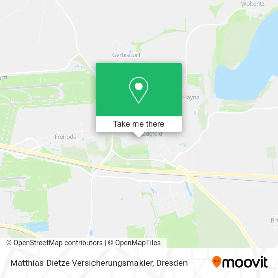Карта Matthias Dietze Versicherungsmakler