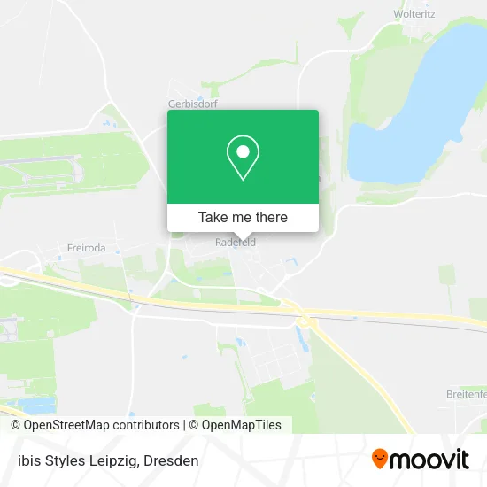 Карта ibis Styles Leipzig