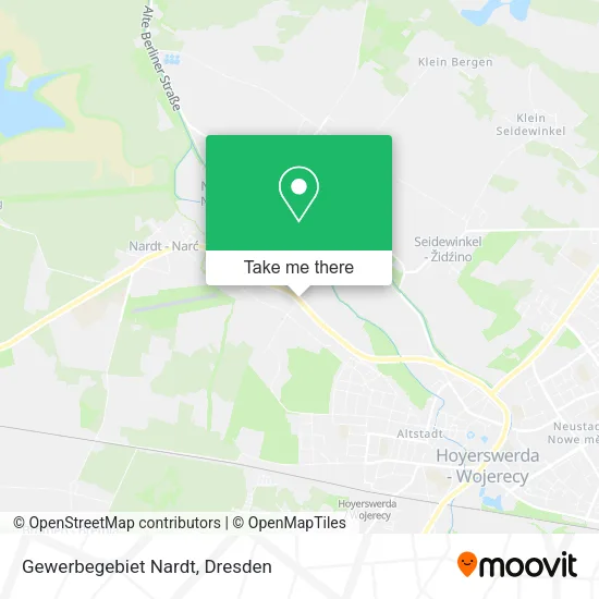 Gewerbegebiet Nardt map