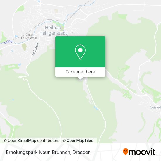Карта Erholungspark Neun Brunnen