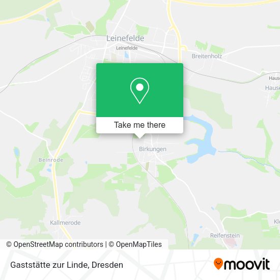 Карта Gaststätte zur Linde