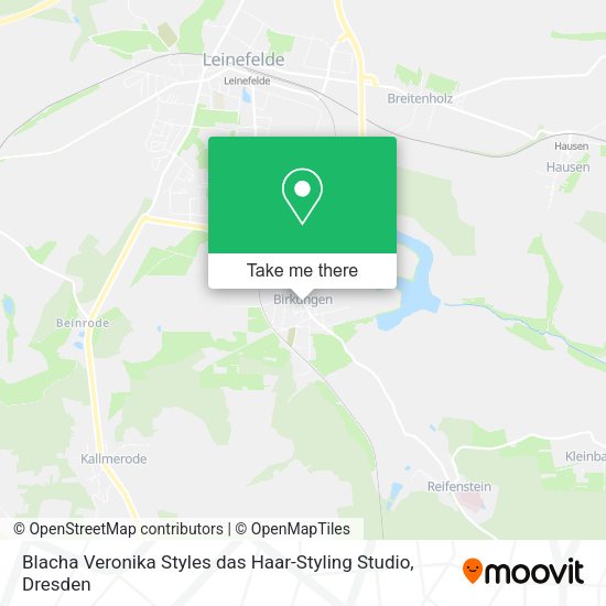 Карта Blacha Veronika Styles das Haar-Styling Studio