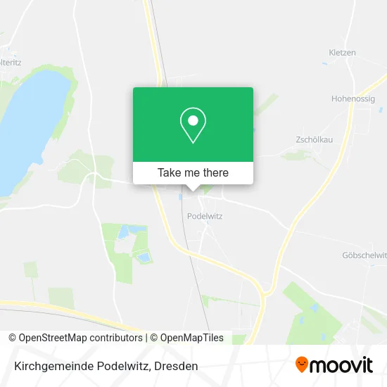 Карта Kirchgemeinde Podelwitz