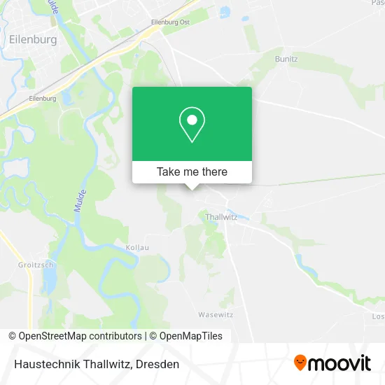 Карта Haustechnik Thallwitz