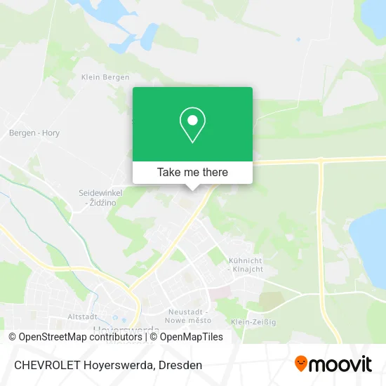 Карта CHEVROLET Hoyerswerda
