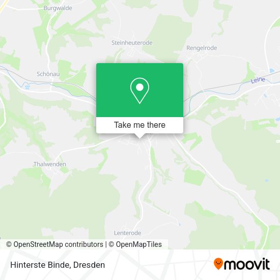 Карта Hinterste Binde
