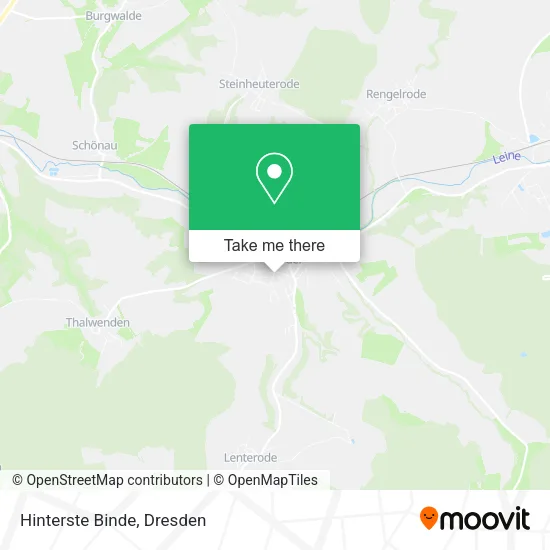 Карта Hinterste Binde