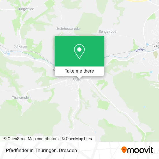 Карта Pfadfinder in Thüringen