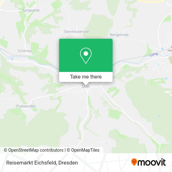 Карта Reisemarkt Eichsfeld