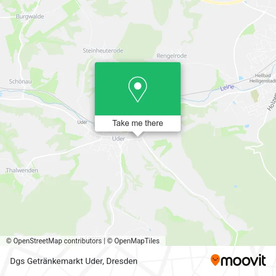 Карта Dgs Getränkemarkt Uder