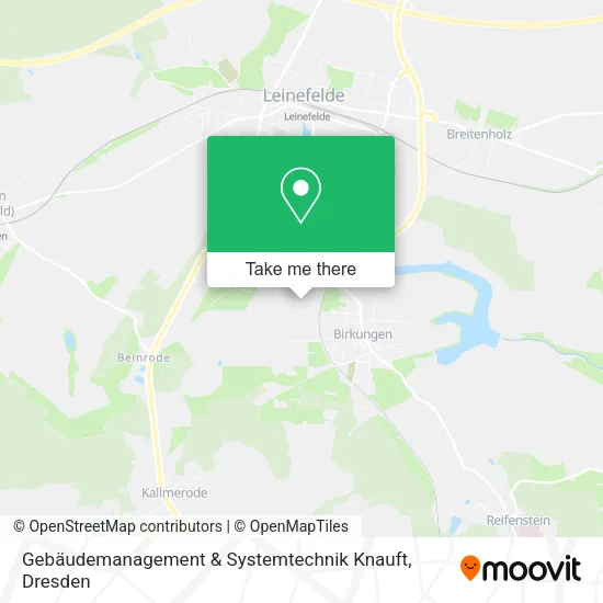 Карта Gebäudemanagement & Systemtechnik Knauft