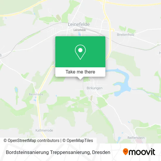 Карта Bordsteinsanierung Treppensanierung